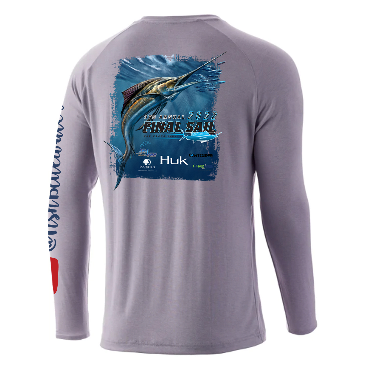 Huk Performance Fishing Mens Long Sleeve T Shirt Size Large